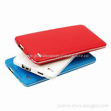 2014 Hot Selling Portable Power Banks, 4,000mAh, Sized 116 x 60 x 8mm